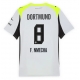 Borussia Dortmund Felix Nmecha #8 Replike Gostujuci Dres 2025-26 Kratak Rukav